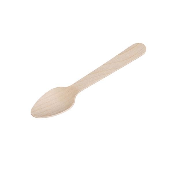 Wooden spoons for desserts or ice cream