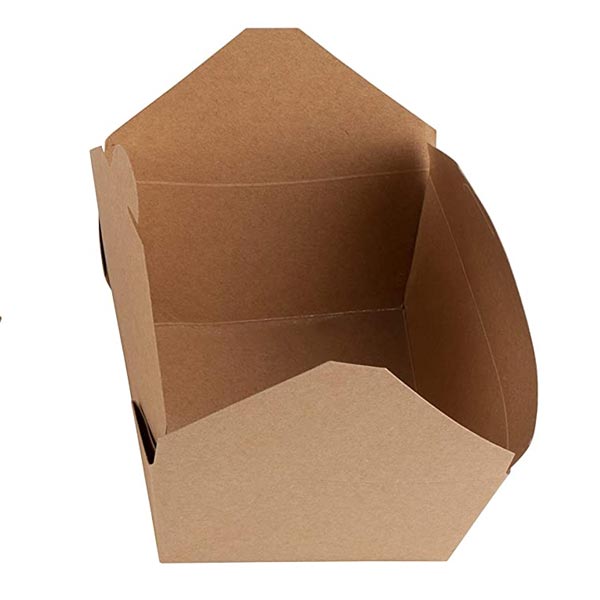 Corrugated paper food boxes